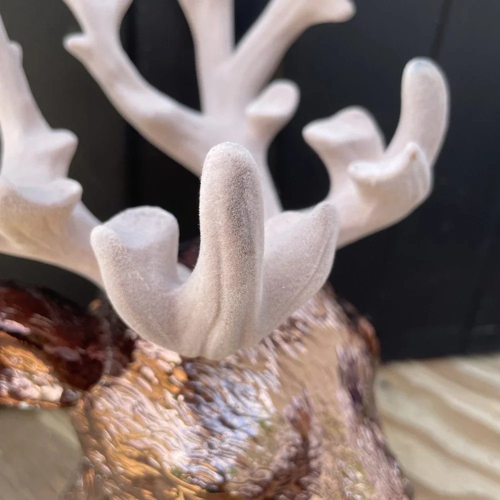 Bath & Body Works Stag Deer Head 3-Wick Candle Pedestal Holder